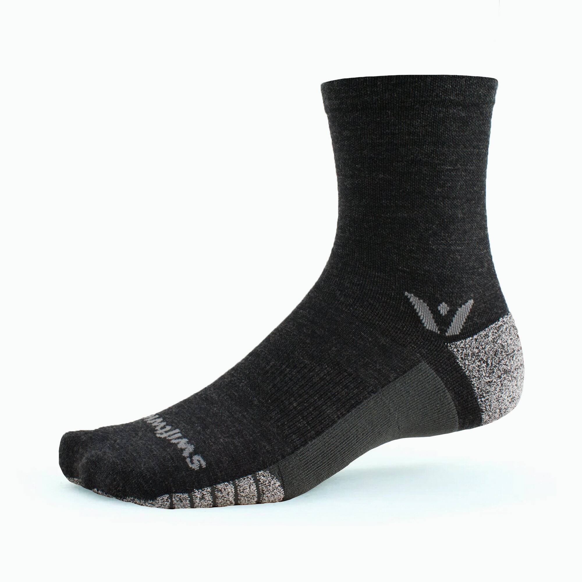 Swiftwick Flite XT Trail Five Coal Sock