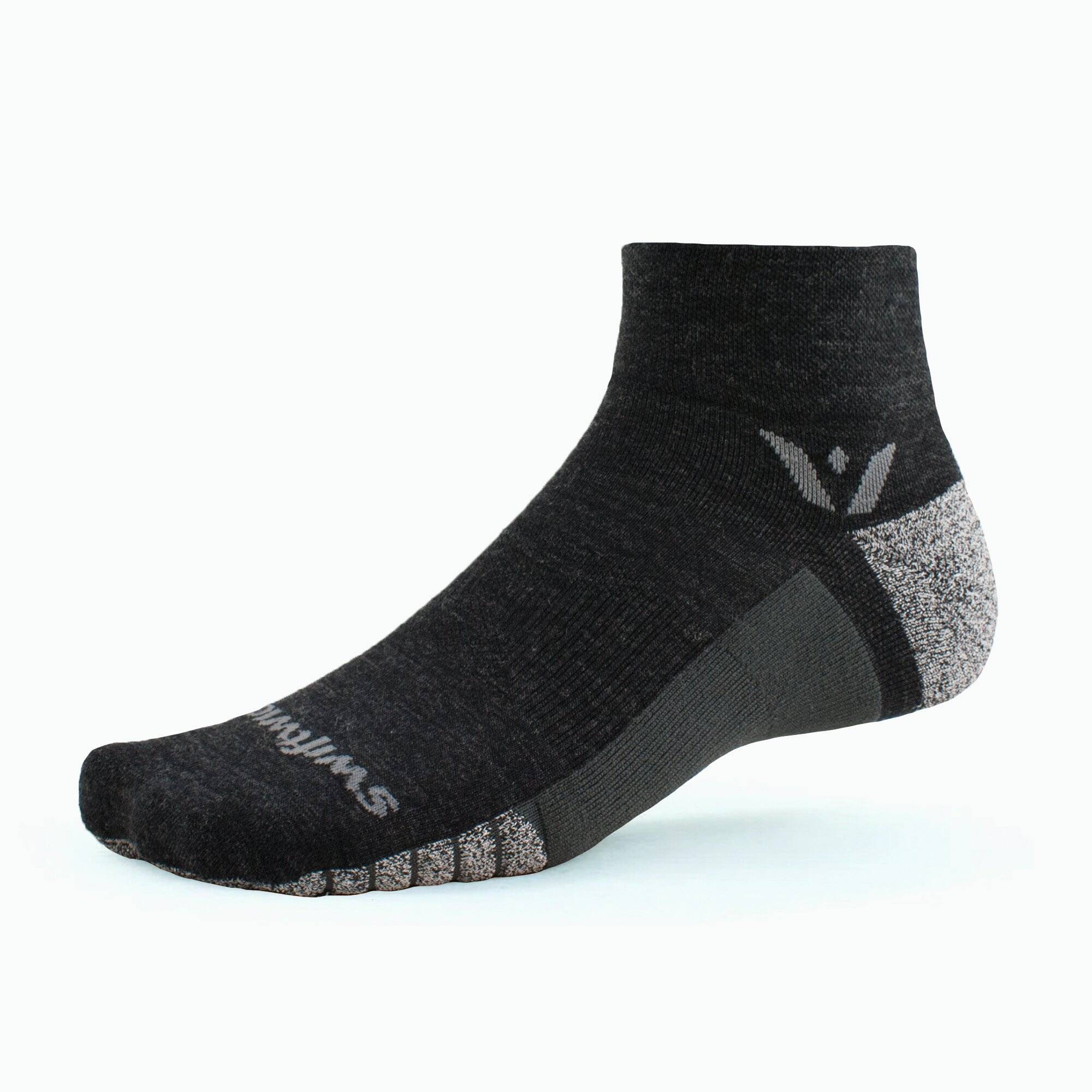 Swiftwick Flite XT Trail Two Coal Sock