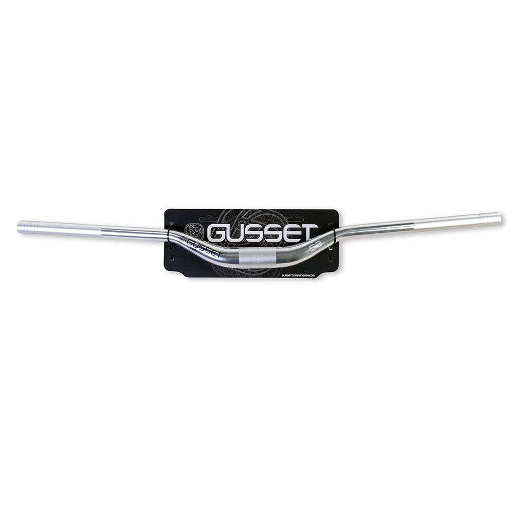 Gusset S2 Riser Handlebar 35.0 800mm Silver 3 Rise Options