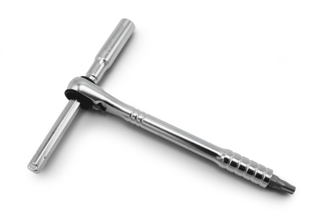 PRESTACYCLE T-HANDLE RATCHET DELUXE 3 WAY RATCHET & T-HANDLE TOOL KIT