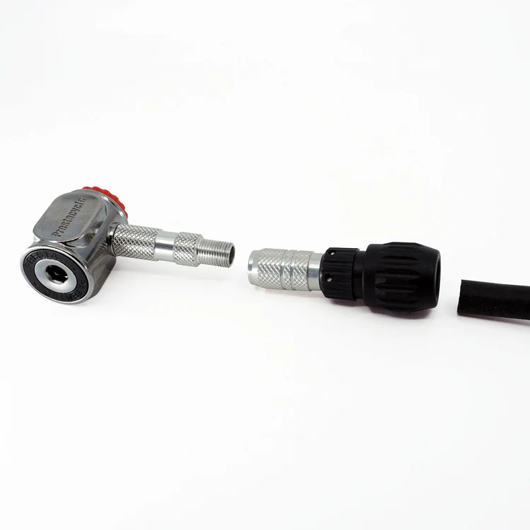 Prestacycle Pro 1/4" Schrader Variable Size Clamping Hose Adapter