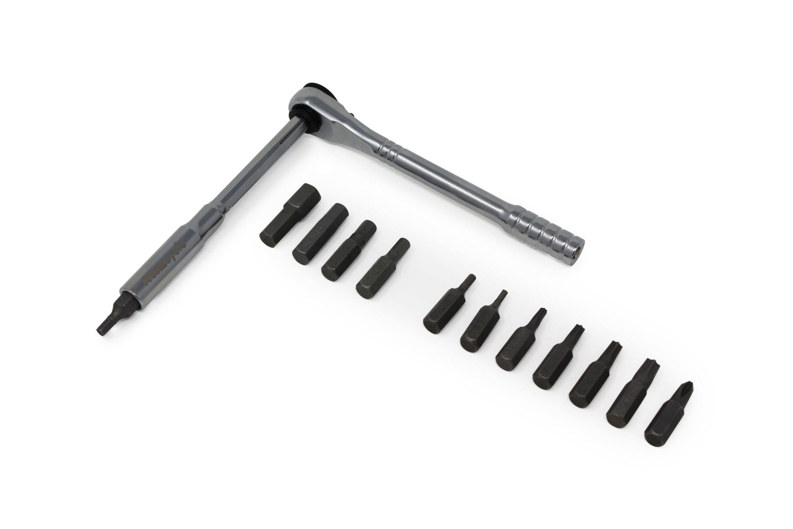 PRESTACYCLE T-HANDLE RATCHET DELUXE 3 WAY RATCHET & T-HANDLE TOOL KIT