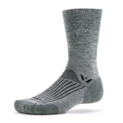 Swiftwick Pursuit Merino Seven Heather Grey Sock