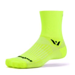 Swiftwick Aspire Four Hi Viz Yellow Sock