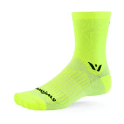 Swiftwick Aspire Five Hi-Viz Yellow Sock
