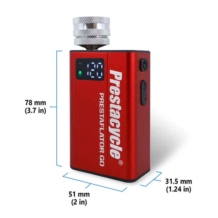Prestaflator GO Digital Pocket Bicycle Tire Inflator