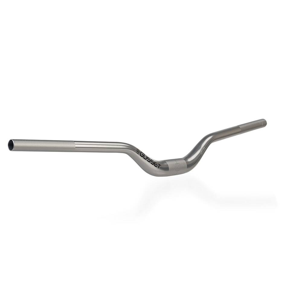 Gusset S2 Riser MTB Handlebar 35.0 800mm Silver 3 Rise Options