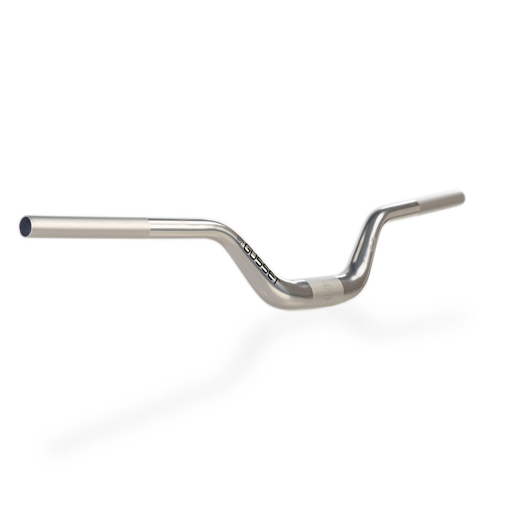 Gusset S2 Riser MTB Handlebar 35.0 800mm Silver 3 Rise Options - Image 3