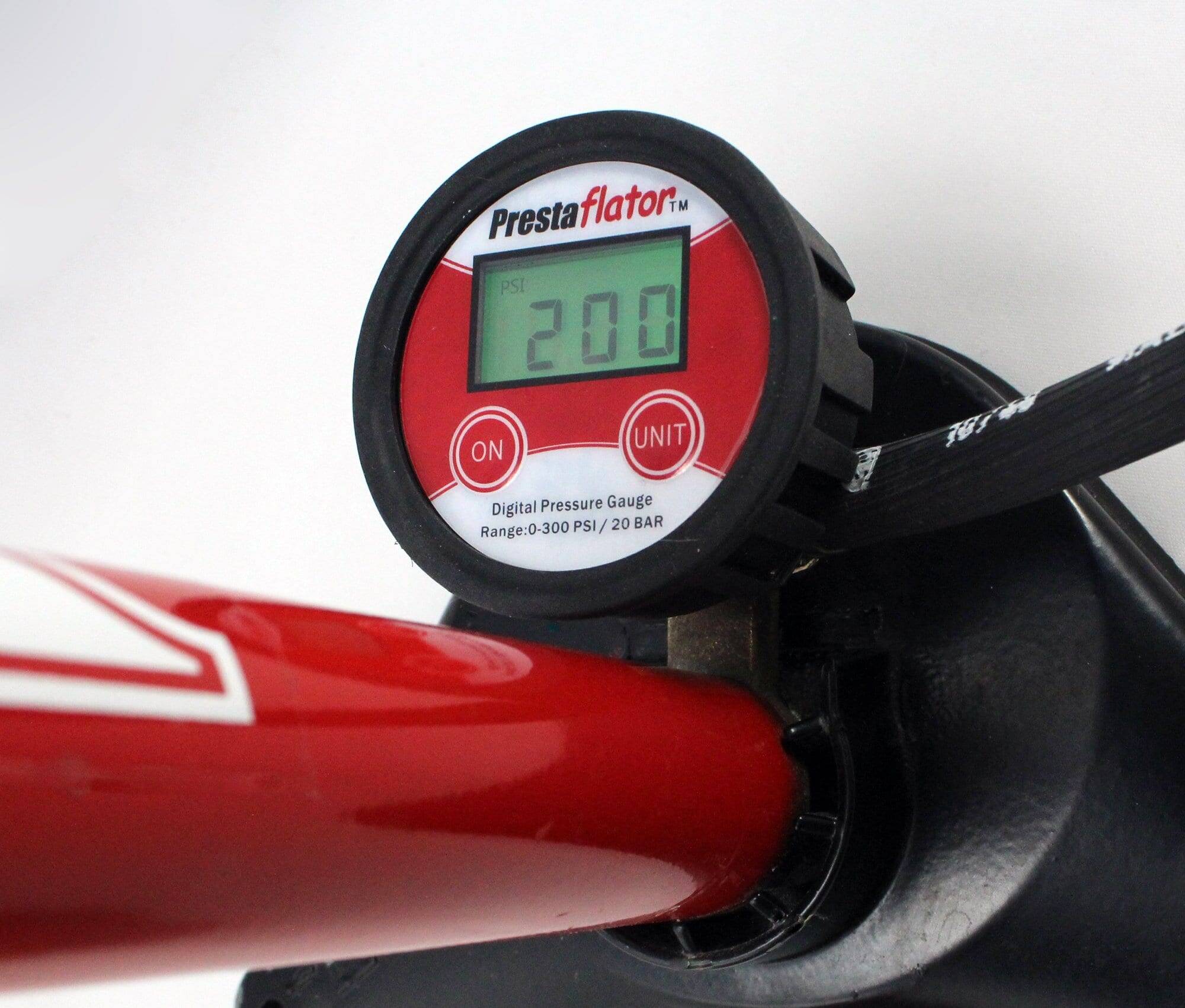 Prestaflator Digital Gauge for Air Compressors & Floor Pumps