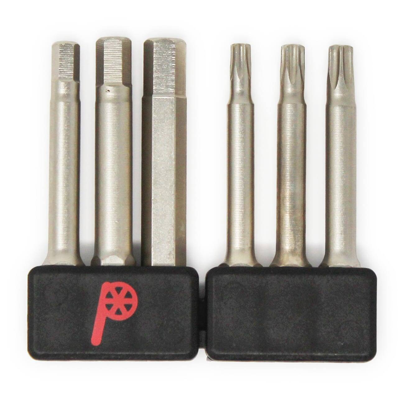 Prestacycle Professional 6 piece 50mm 1/4″ Hex Bits Set